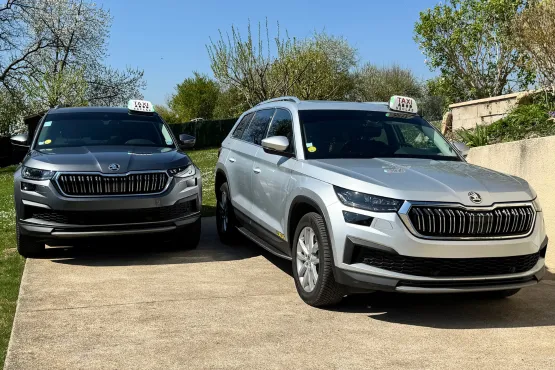 reservation vehicule taxi a saclas suv skoda